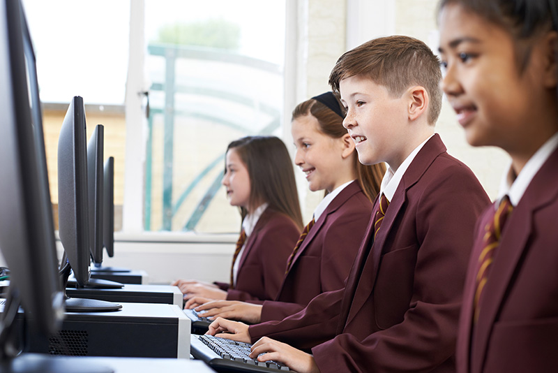Pupils in the Computer Room